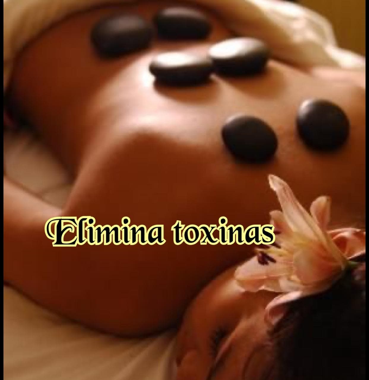 Piedras calientes volcánicas